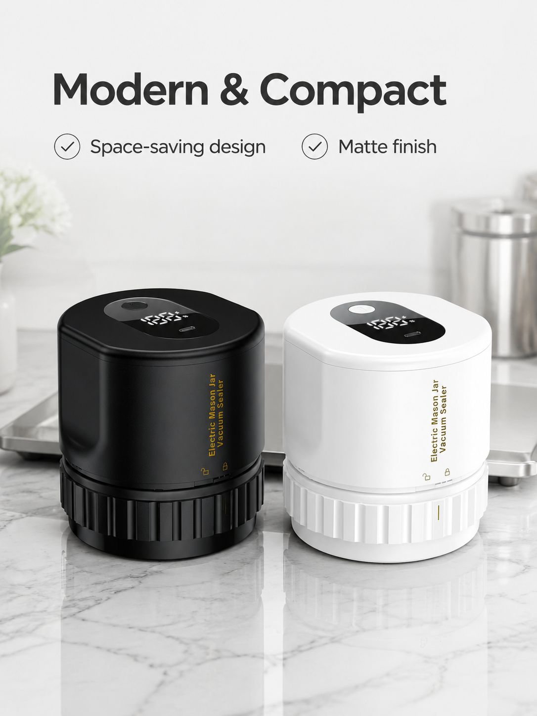 New Mason jar sealing machine, fully automatic small household food preservation machine, vacuum sea