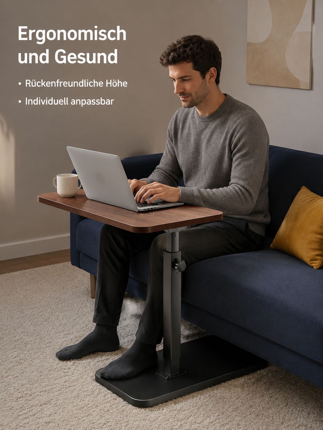 Wohnzimmertisch mit höhenverstellbarer Funktion