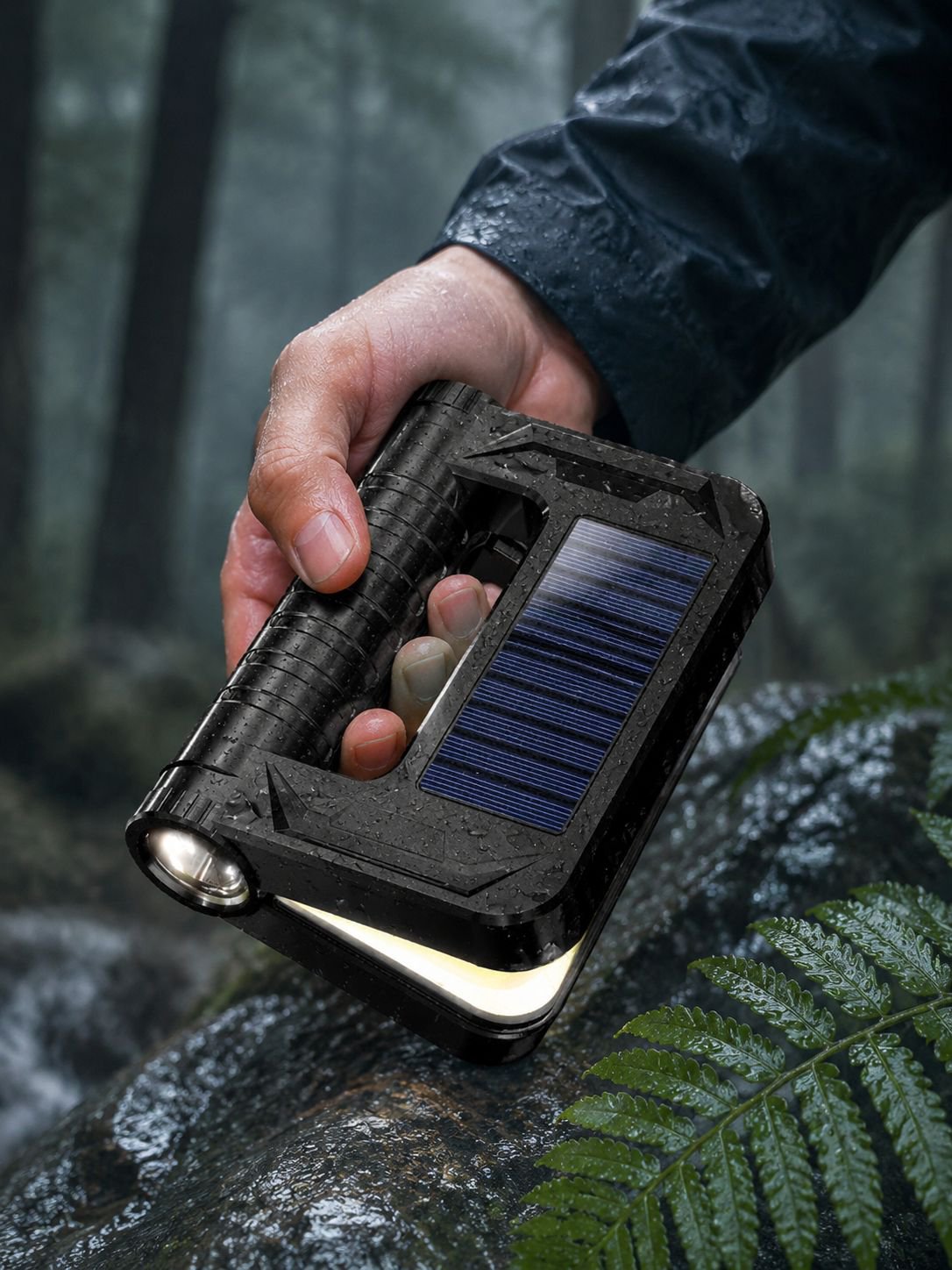 Innovative multifunktionale Outdoor-Lampe für Camping