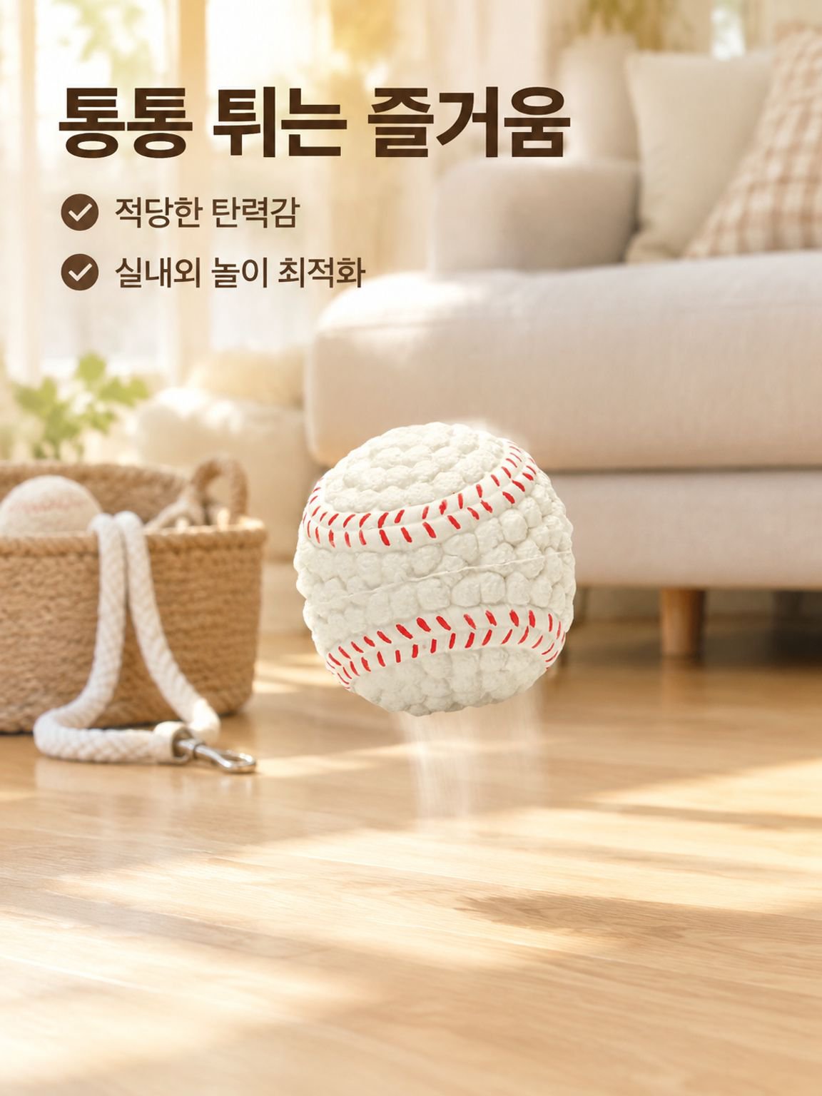 반려견 장난감 내구성 이갈이 치아클리너 볼