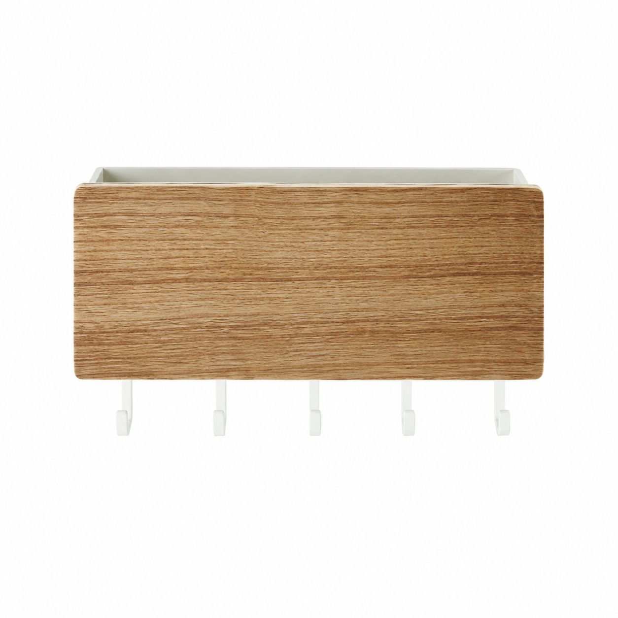 Soporte multifuncional para llaves de madera maciza sin agujeros