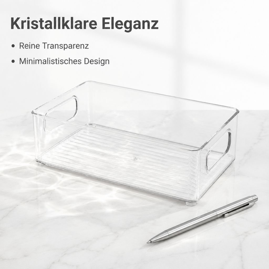 Transparenter Acryl-Schreibtischorganizer