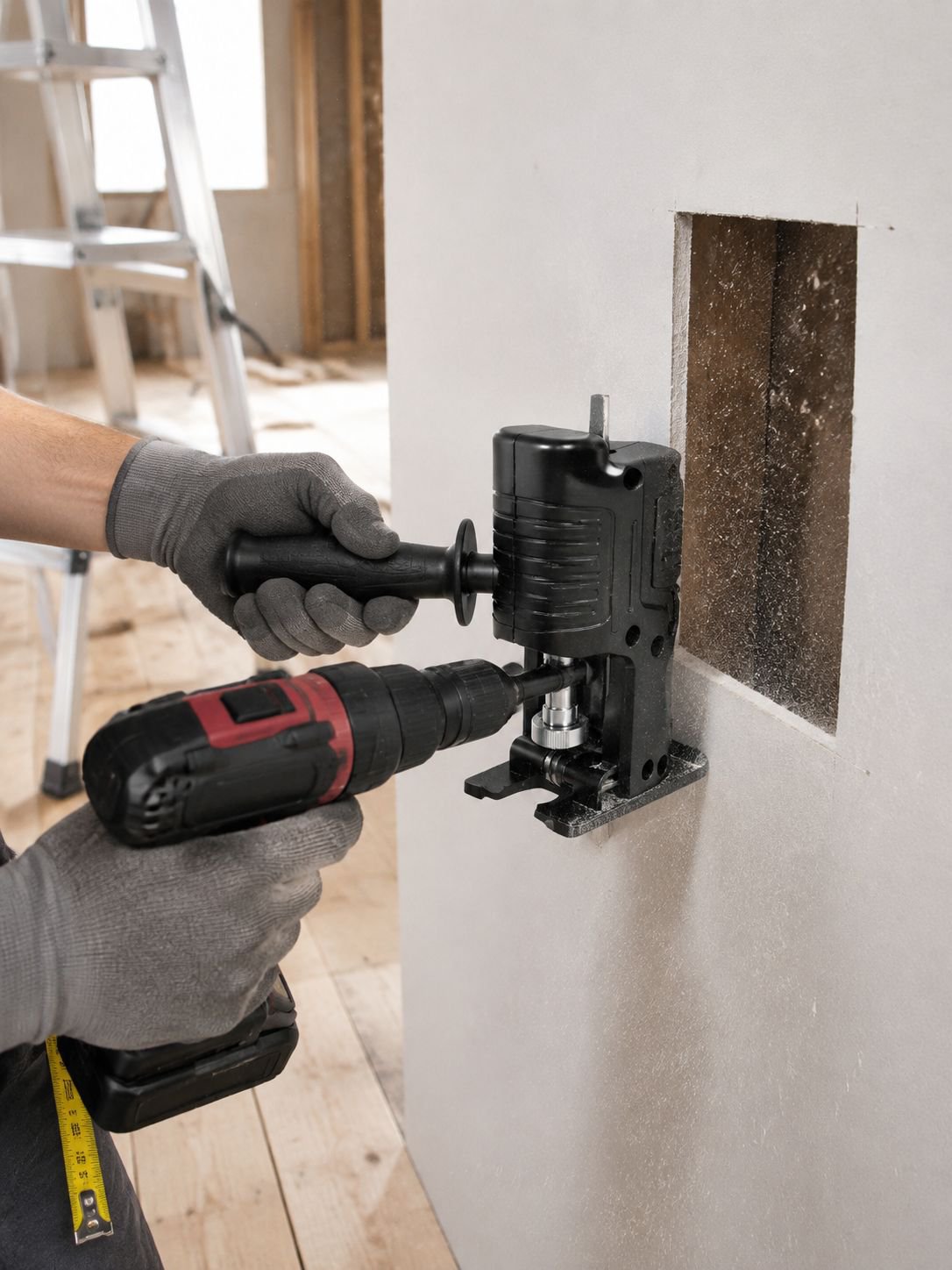 DIY home tool electric drill saw attachment