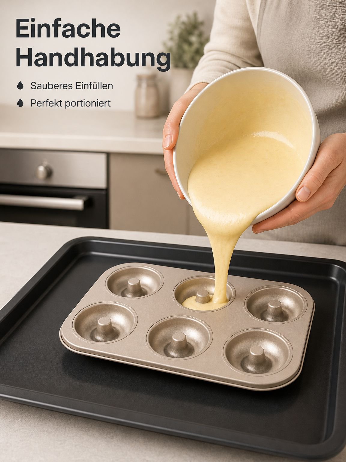 Backform für Donuts aus hochwertigem Material