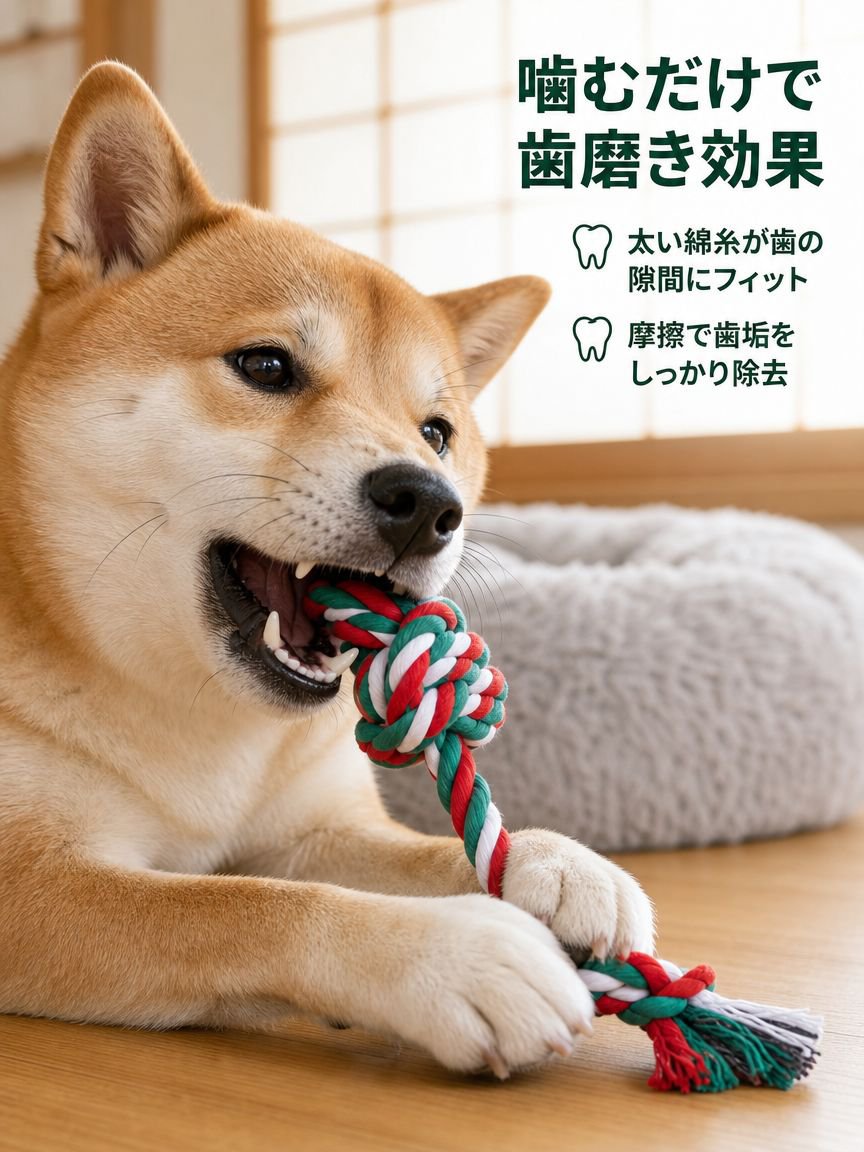 耐久犬用ロープおもちゃ