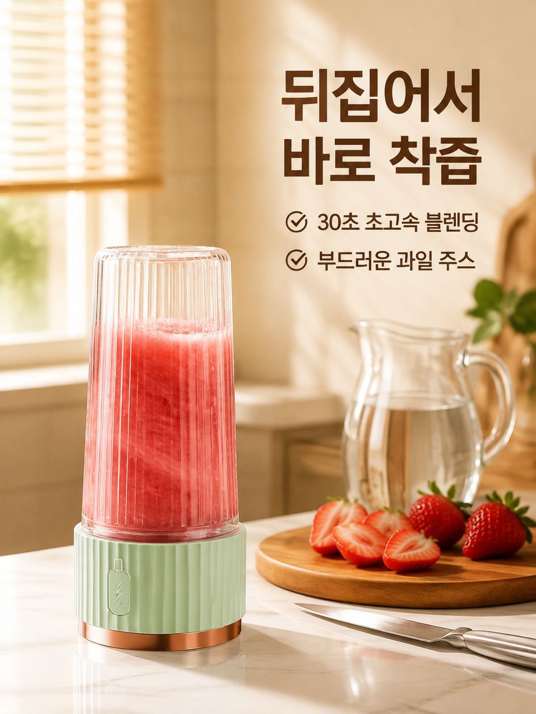 미니 휴대용 과일 주스 컵