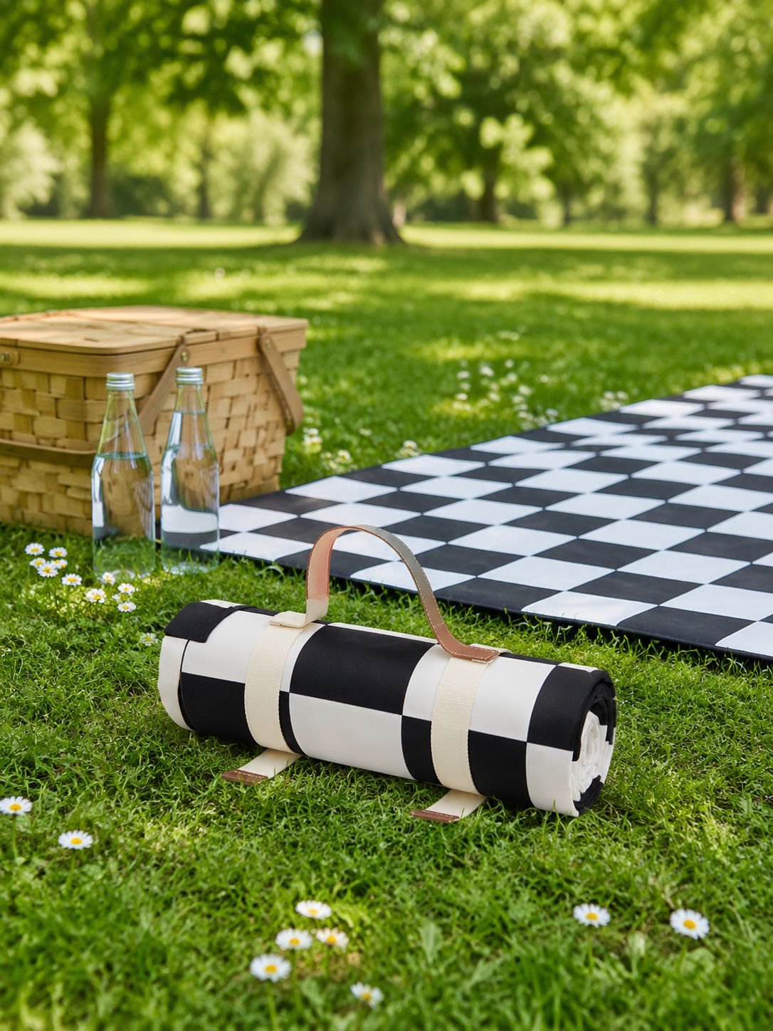Tapis de pique-nique en toile, tapis résistant à l'humidité, tapis de camping épais et antiadhésif, 
