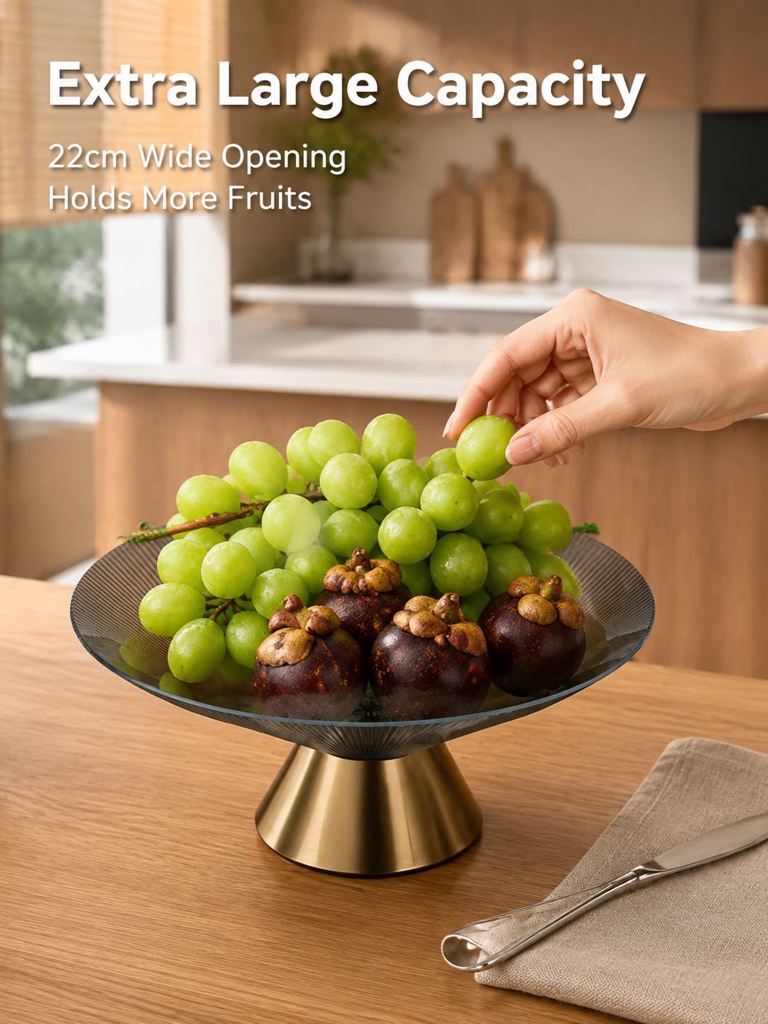 Fruit Drainer Plate with Handle
