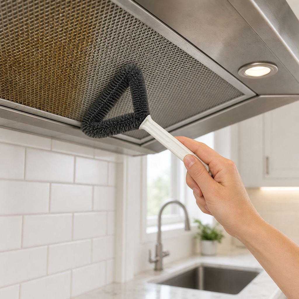 No Disassembly Needed, Washable Double-Sided Triangle Window Screen Brush