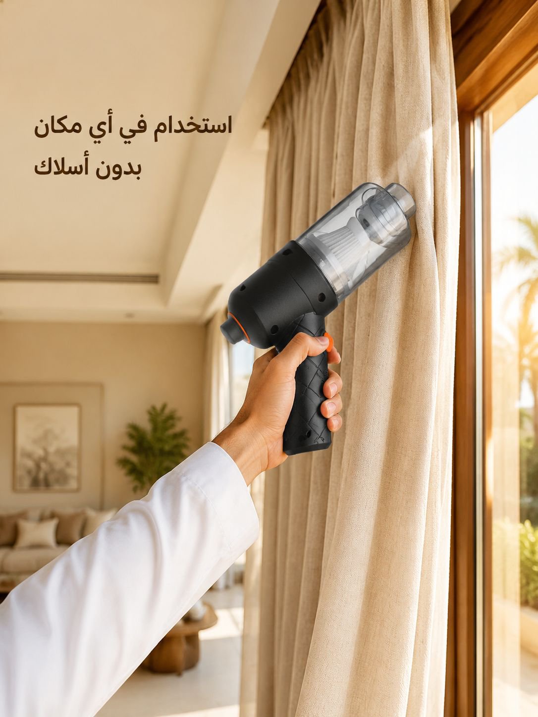 مكنسة كهربائية لاسلكية جديدة للسيارة مع النفخ والشفط 2 في 1