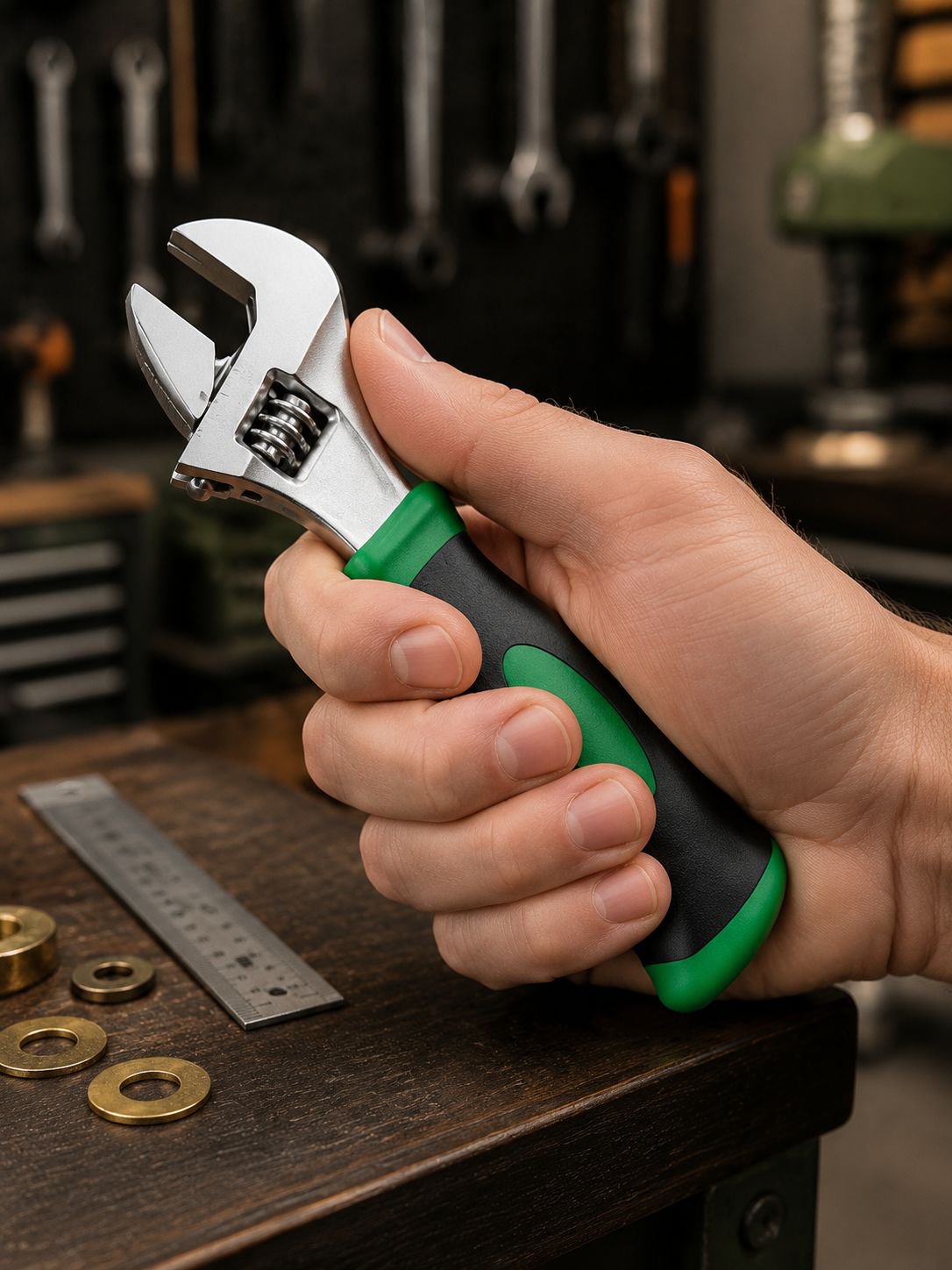 Detailansicht des verstellbaren Mauls