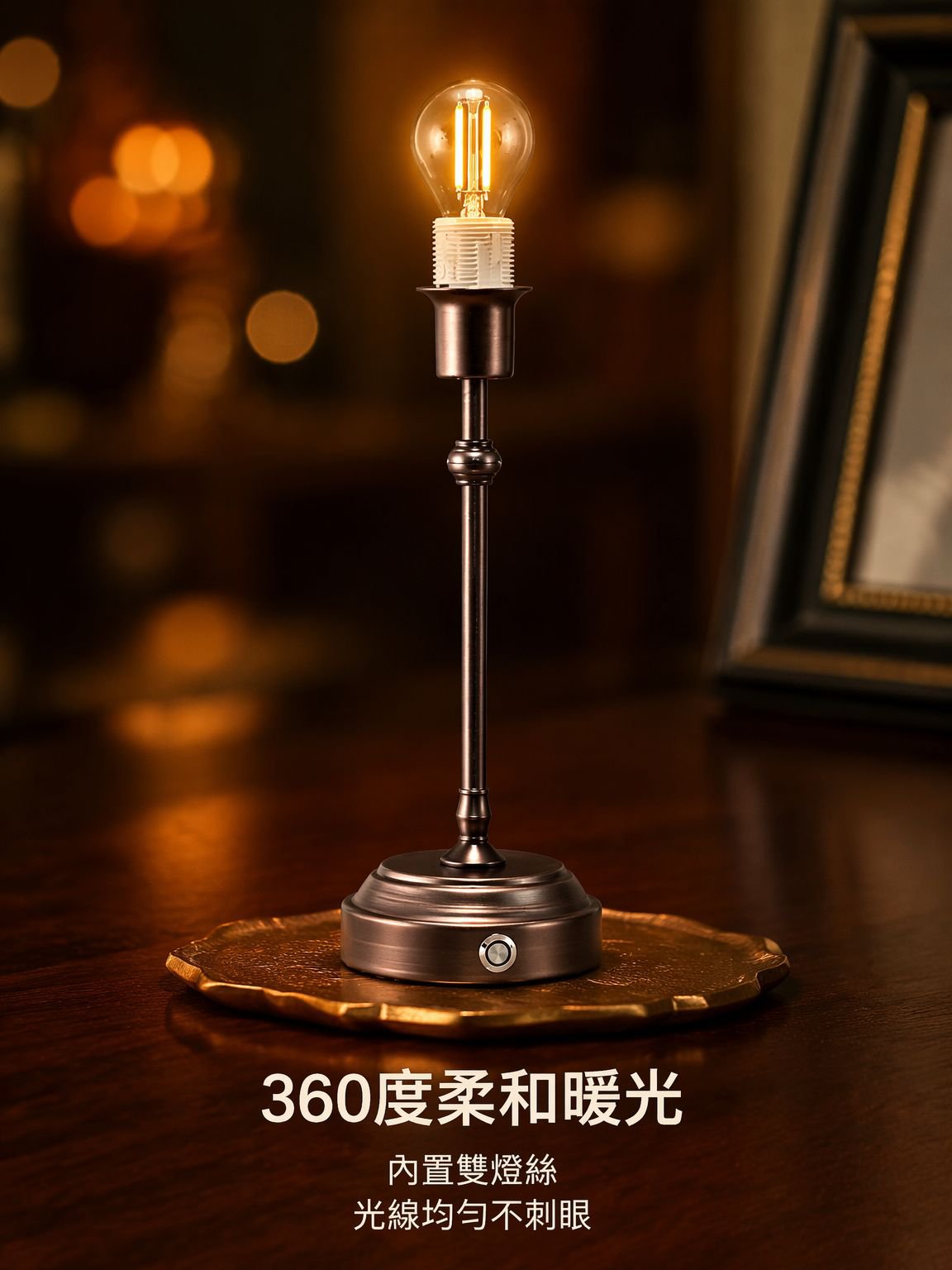 充電檯燈