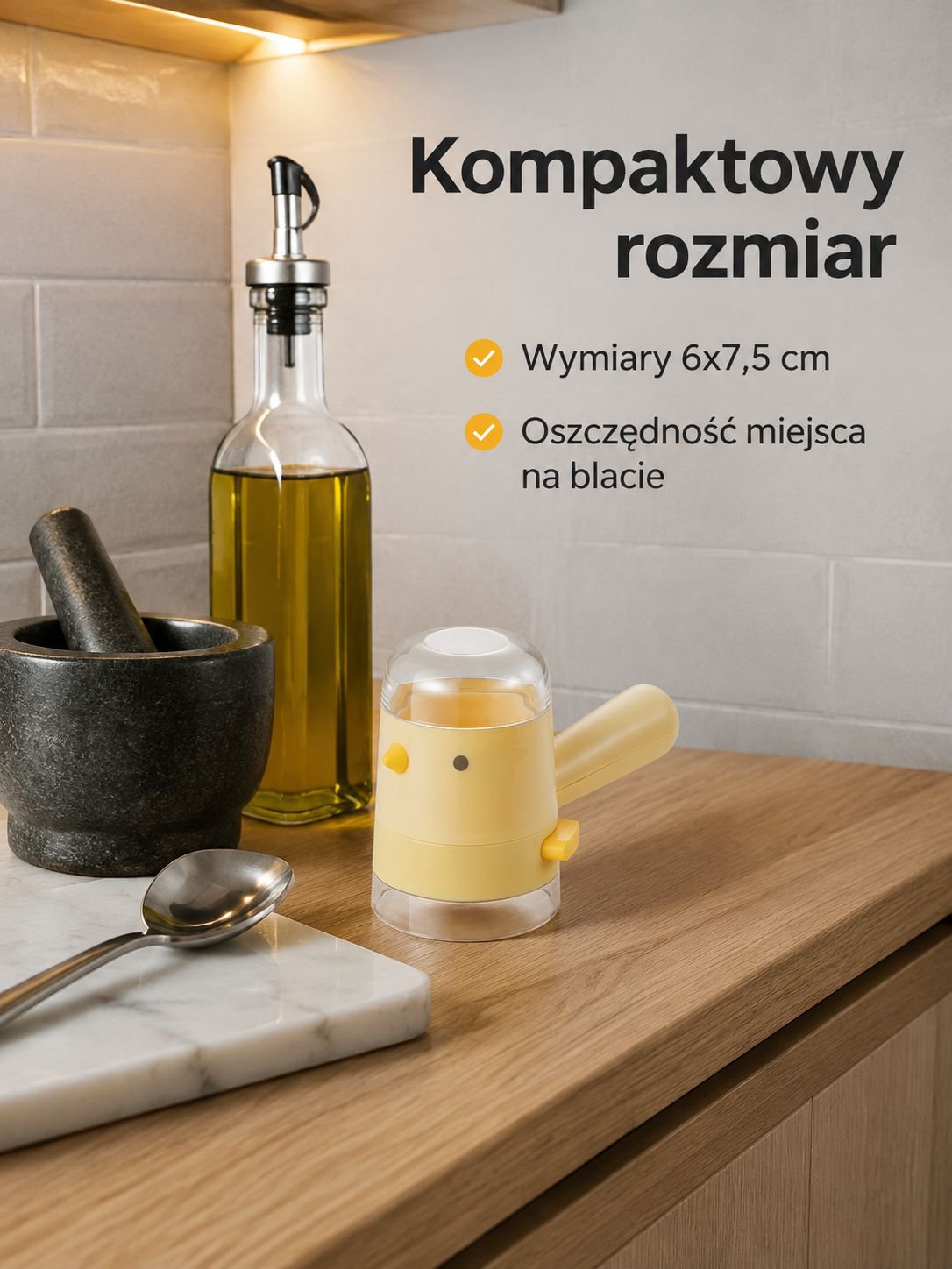 Łatwe napełnianie dozownika przyprawami