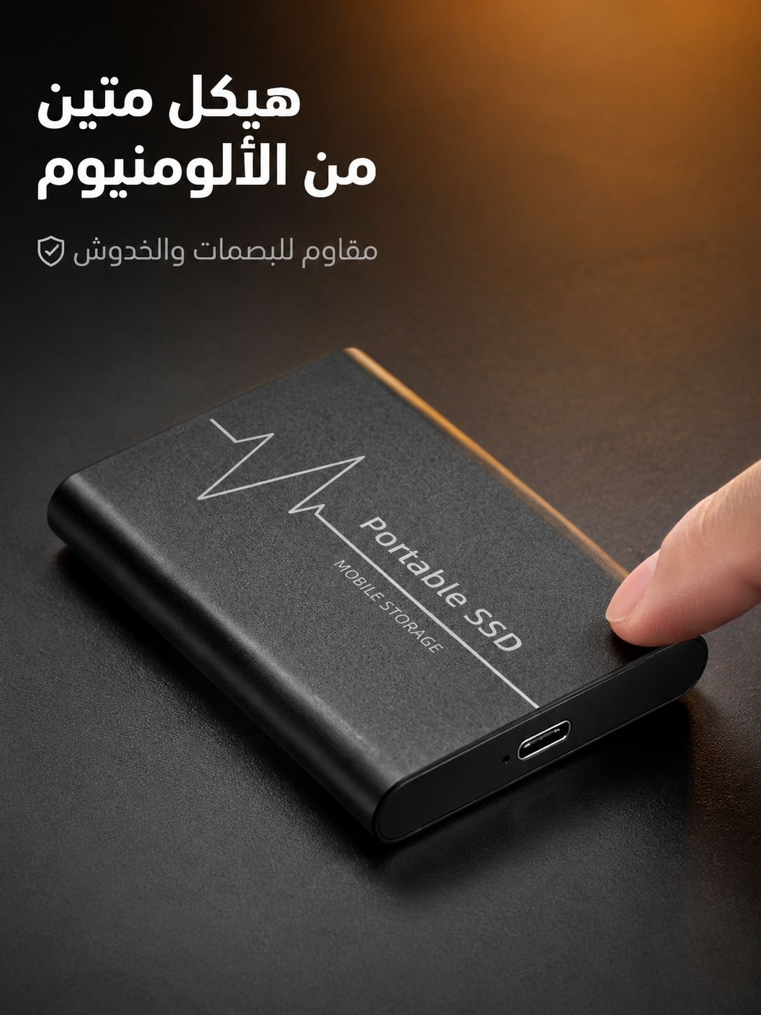 قرص صلب خارجي عالي السرعة بسعة كبيرة