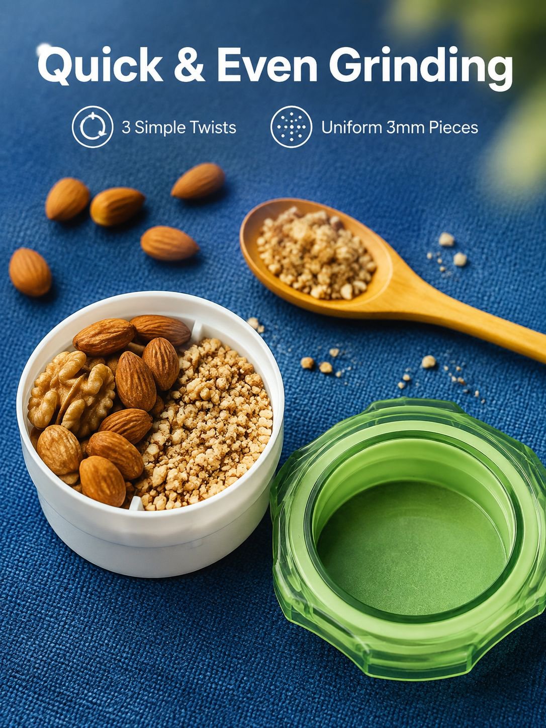 Manual Nut Crusher Grinder