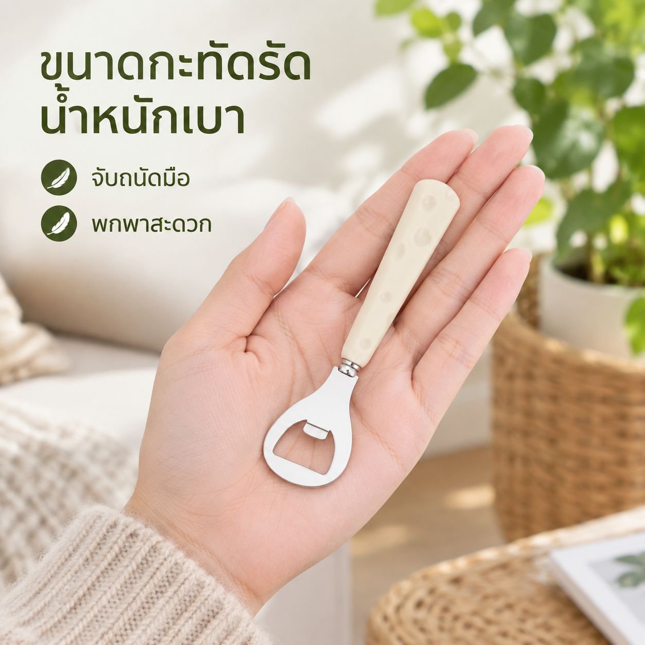 ที่เปิดฝาขวดอเนกประสงค์สแตนเลส