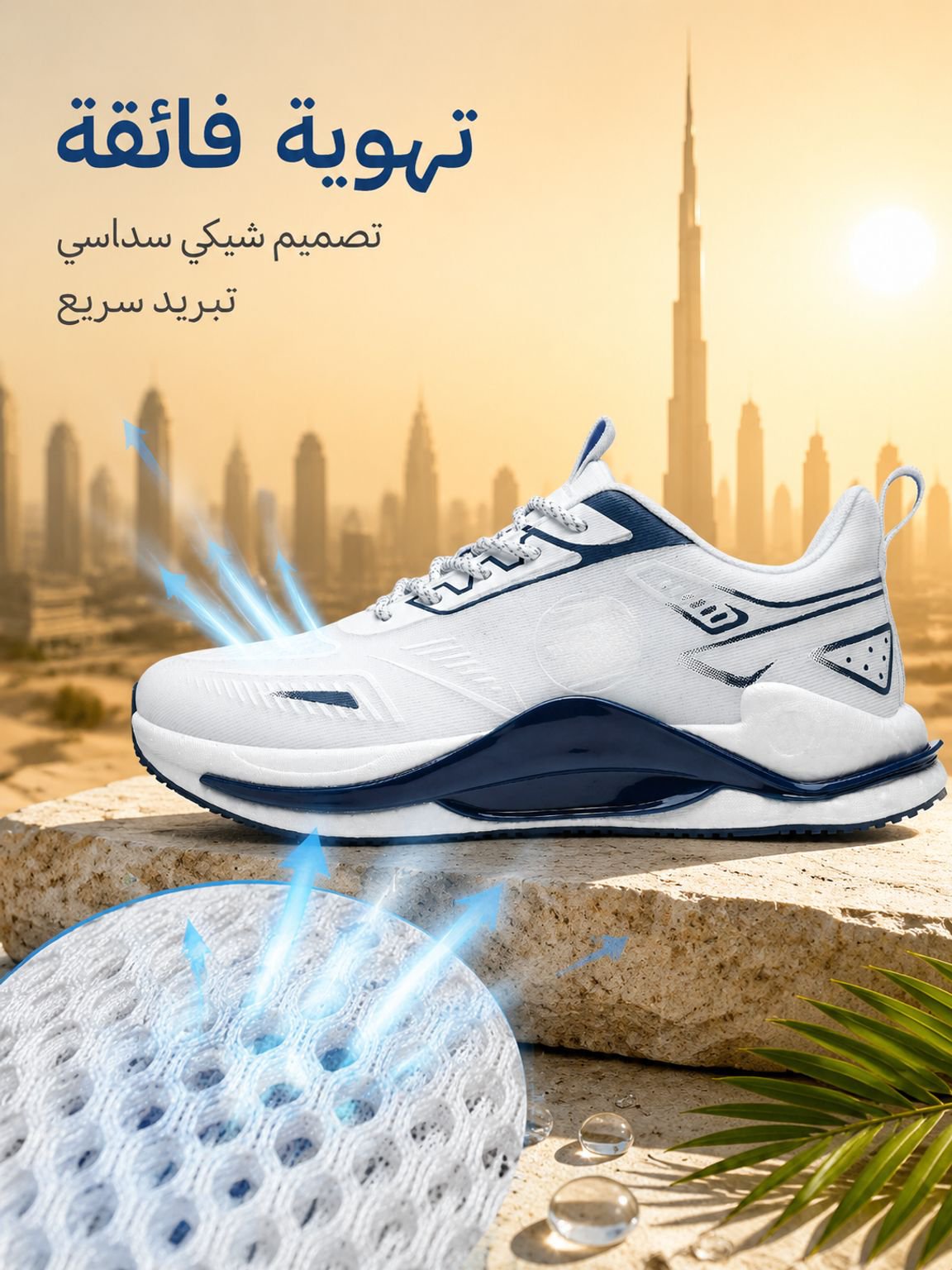 حذاء جري للجنسين بنعل ناعم وممتص للصدمات