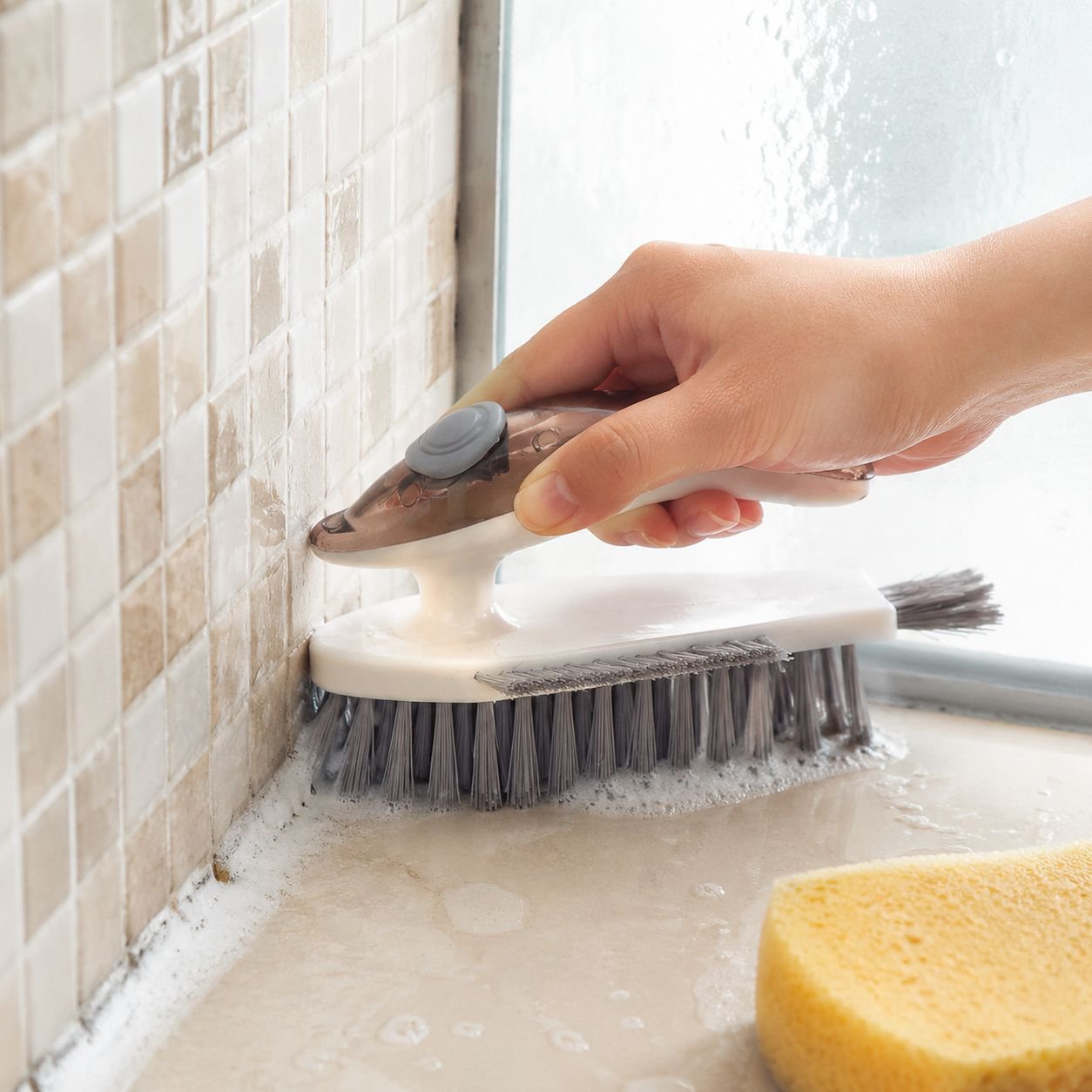 Specialized Grout Cleaning Brush for Tiles