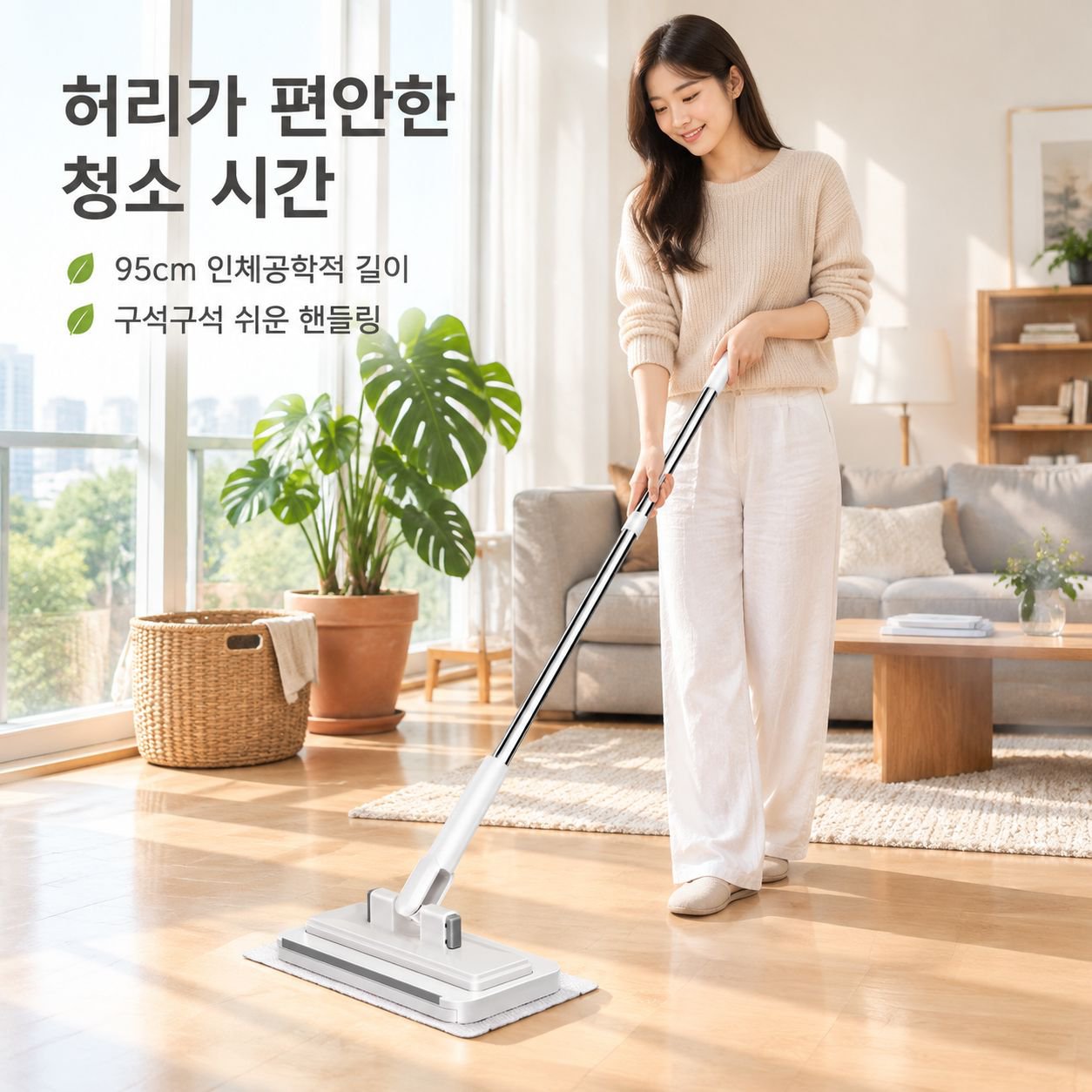 다기능 평면 걸레
