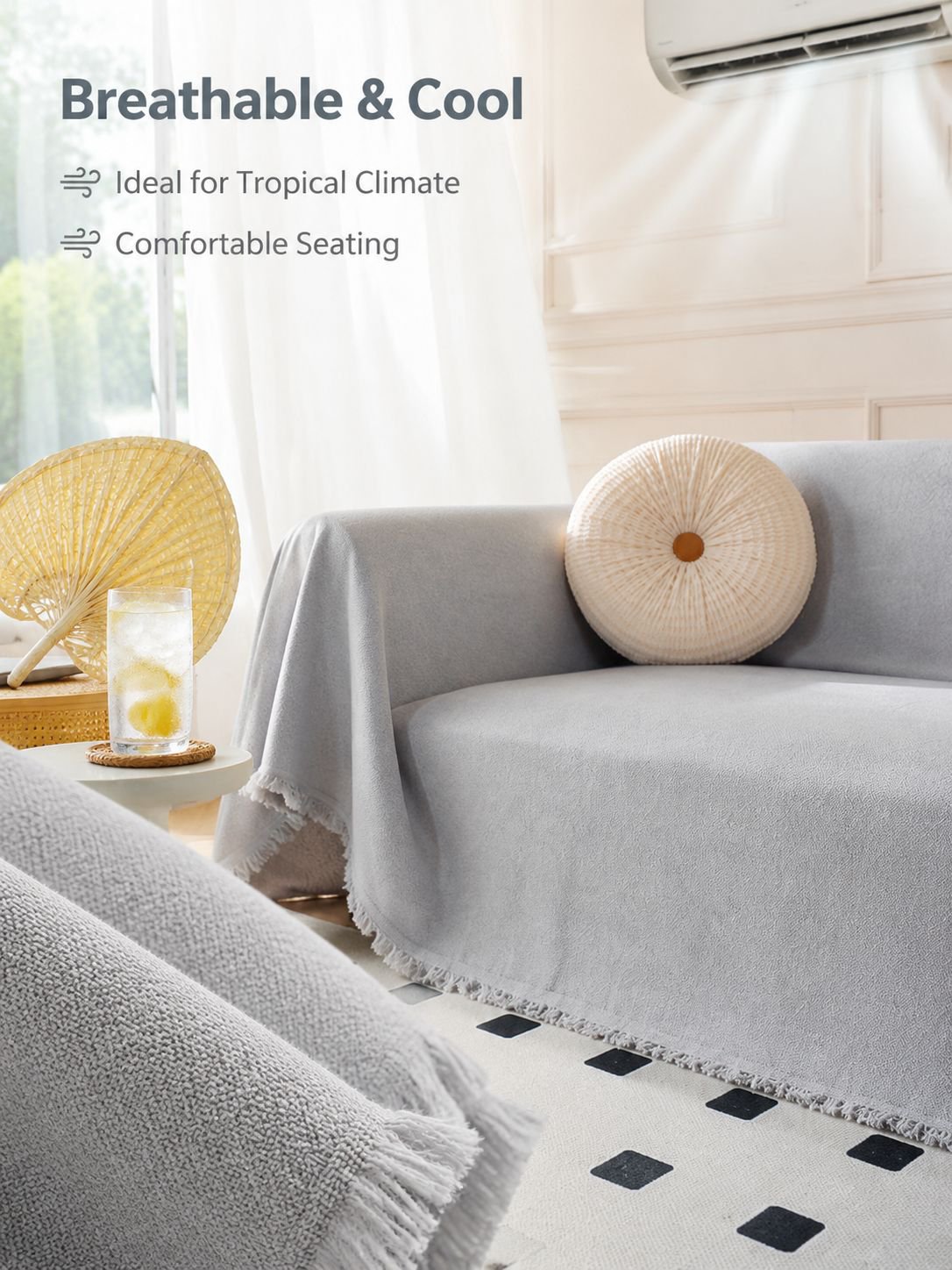 Waterproof, stain-resistant, and cat-scratch-resistant sofa cover