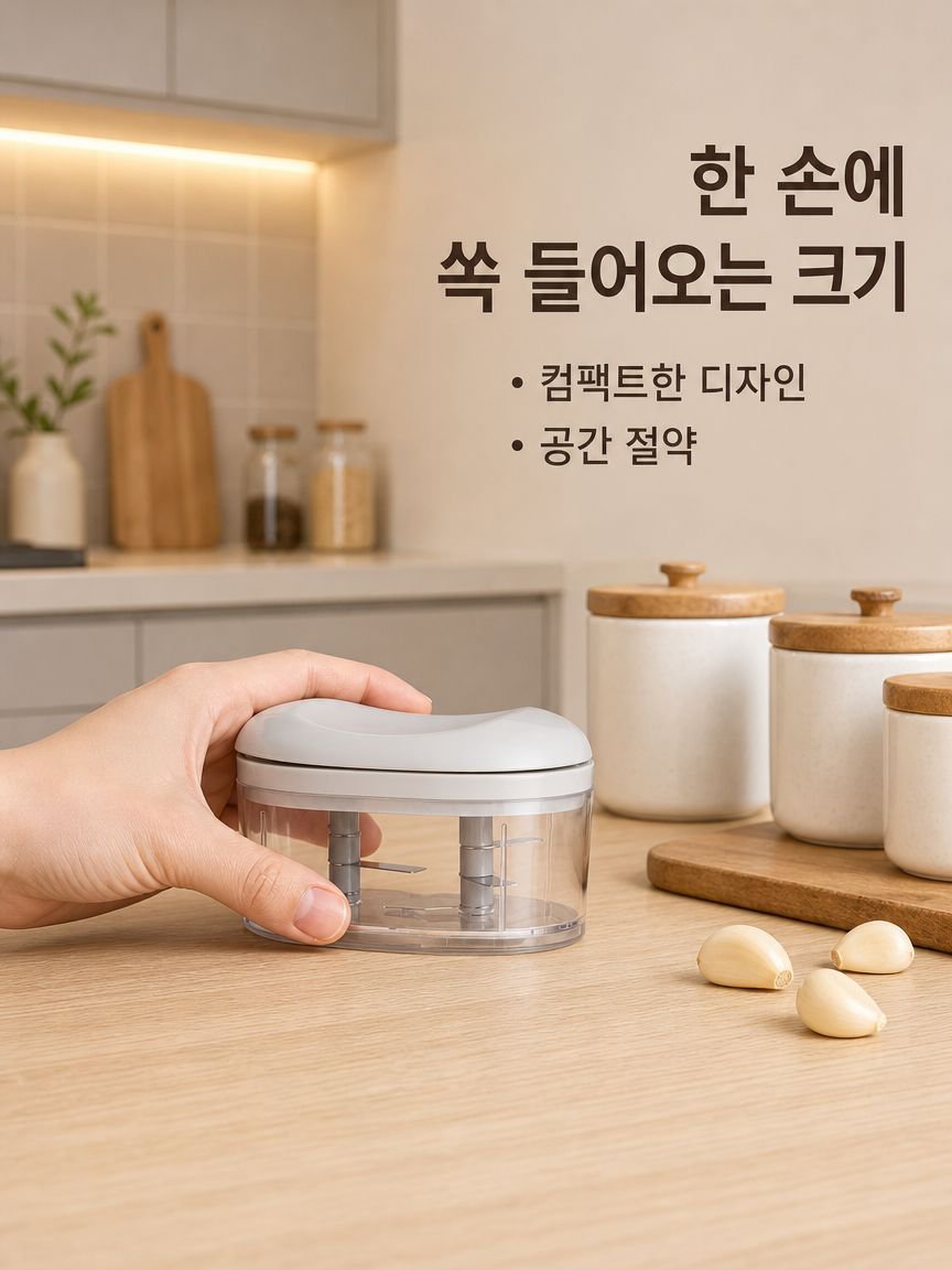 다기능 수동 마늘 다지기