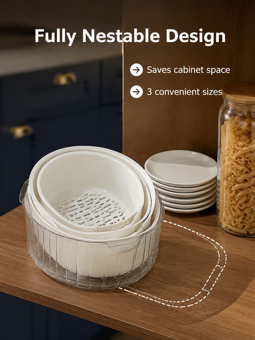 Multipurpose Fruit Drain Basket