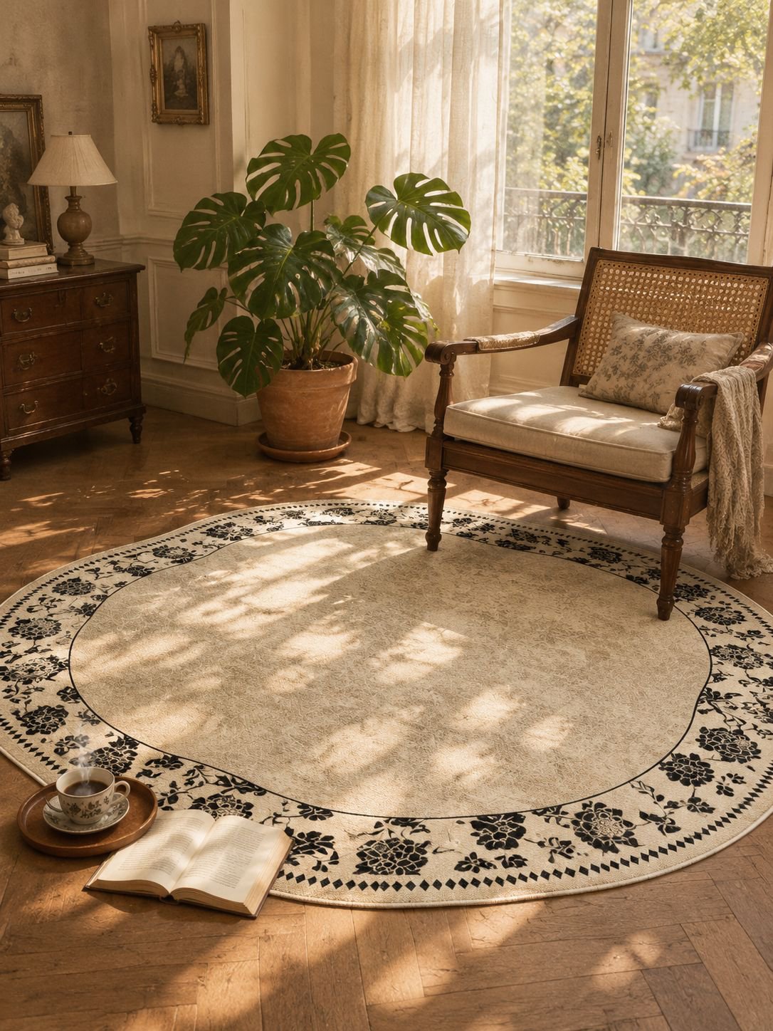Individueller Teppich für Wohnzimmer und Lounge-Bereich