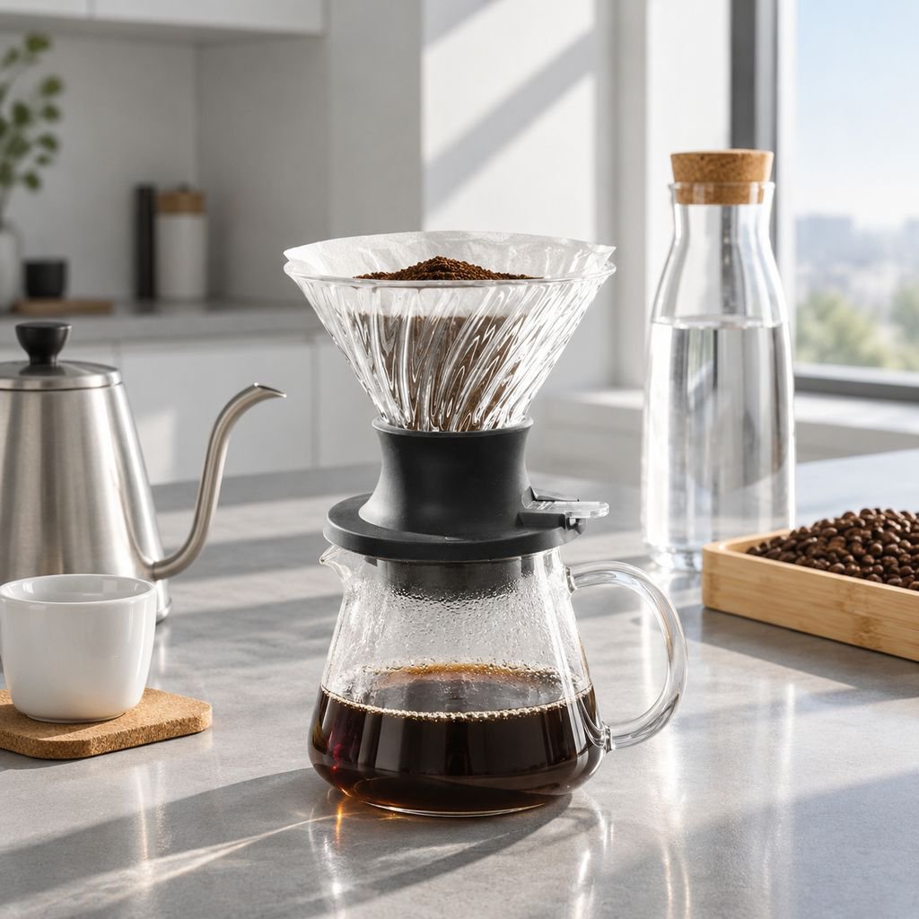 Extraktionskaffeekanne