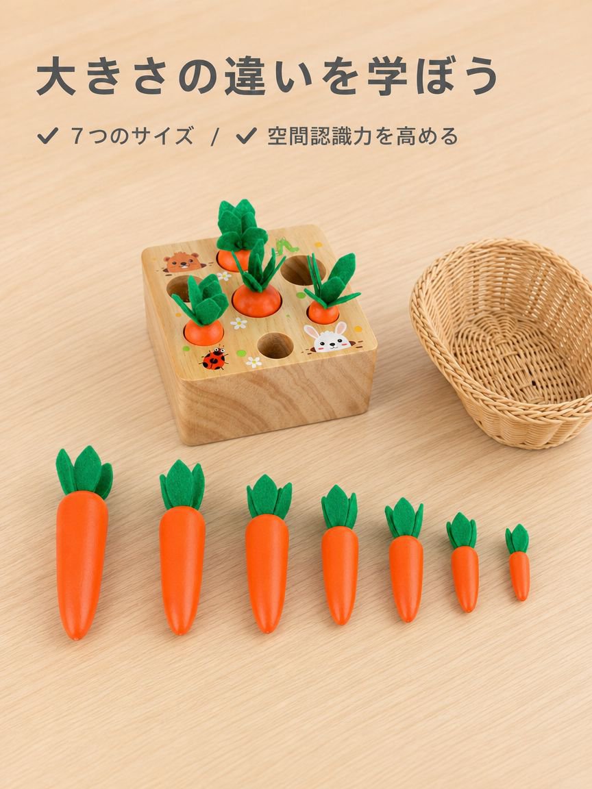 ニンジンパズルおもちゃ