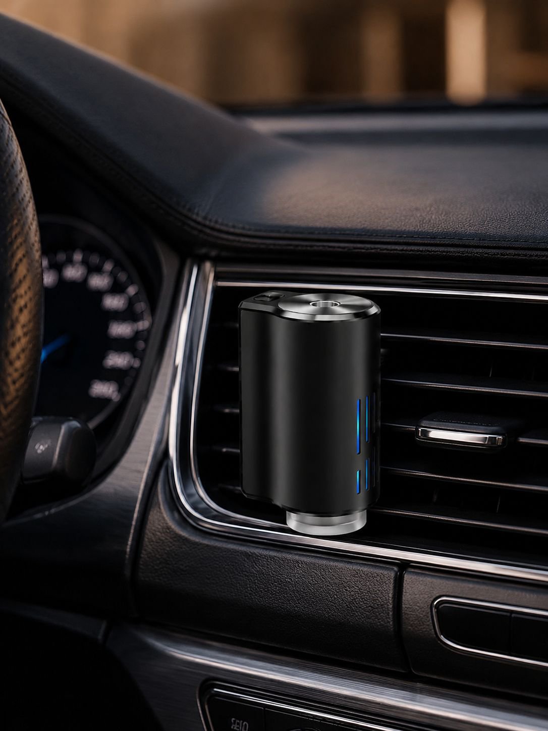 Máquina de aromaterapia para automóvil con salida de aire inteligente, difusor automático de aleació