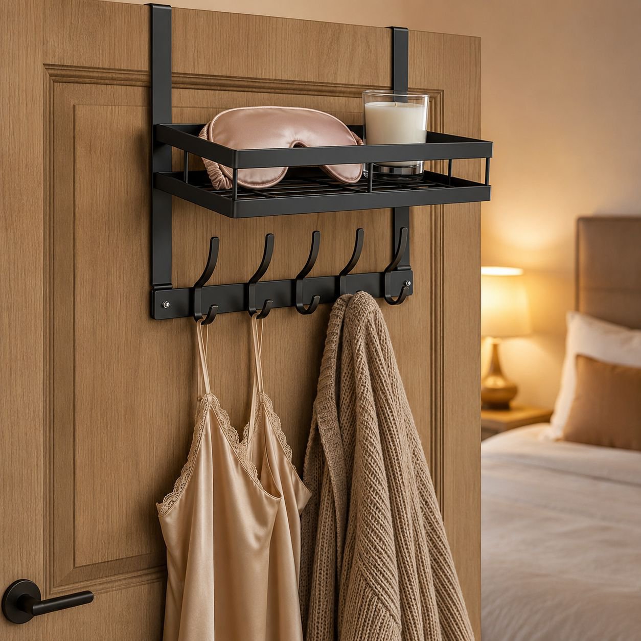 Door hanging organizer with multiple storage options
