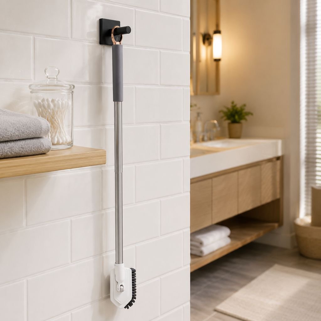 Versatile cleaning brush for indoor and outdoor surfaces