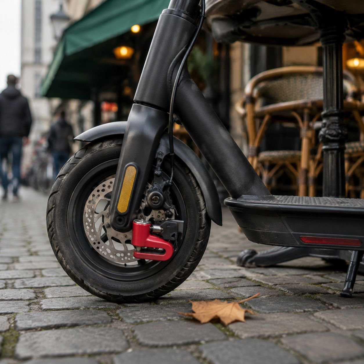 Diebstahlsicheres Schloss für Fahrrad-Scheibenbremse