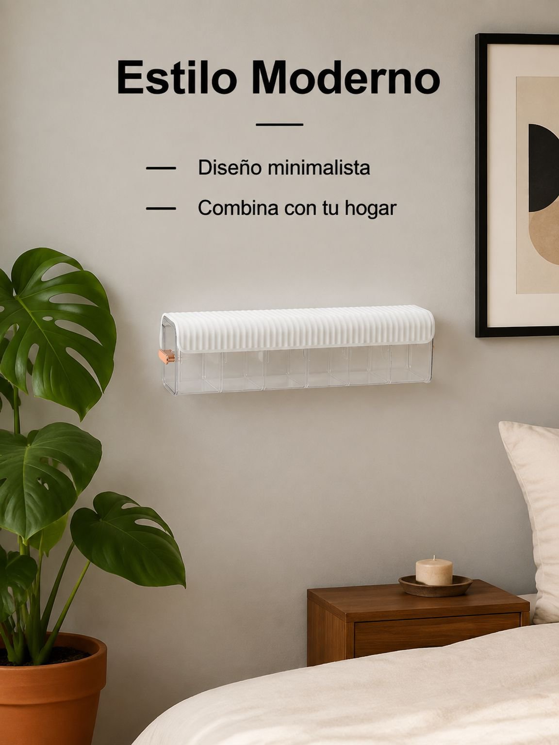 Organizador de ropa interior de pared con varias secciones, la mejor opción para tu nuevo hogar