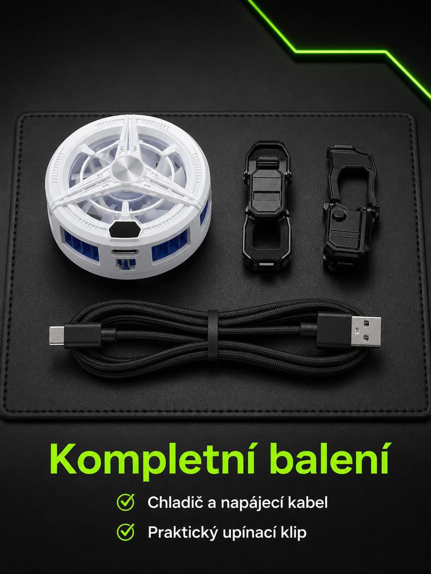 Chladicí ventilátor jako ideální doplněk pro hráče na mobilu