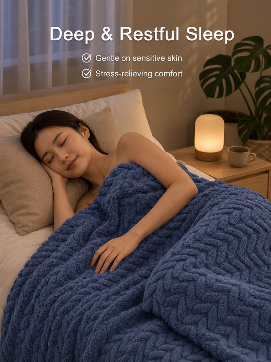 Thickened Jacquard Fleece Blanket