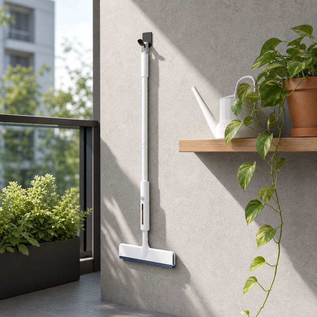 Neuer erweiterter Wasserspray, doppelseitige Reinigung, Glaswischer, Haushaltsfensterreinigung, Spez
