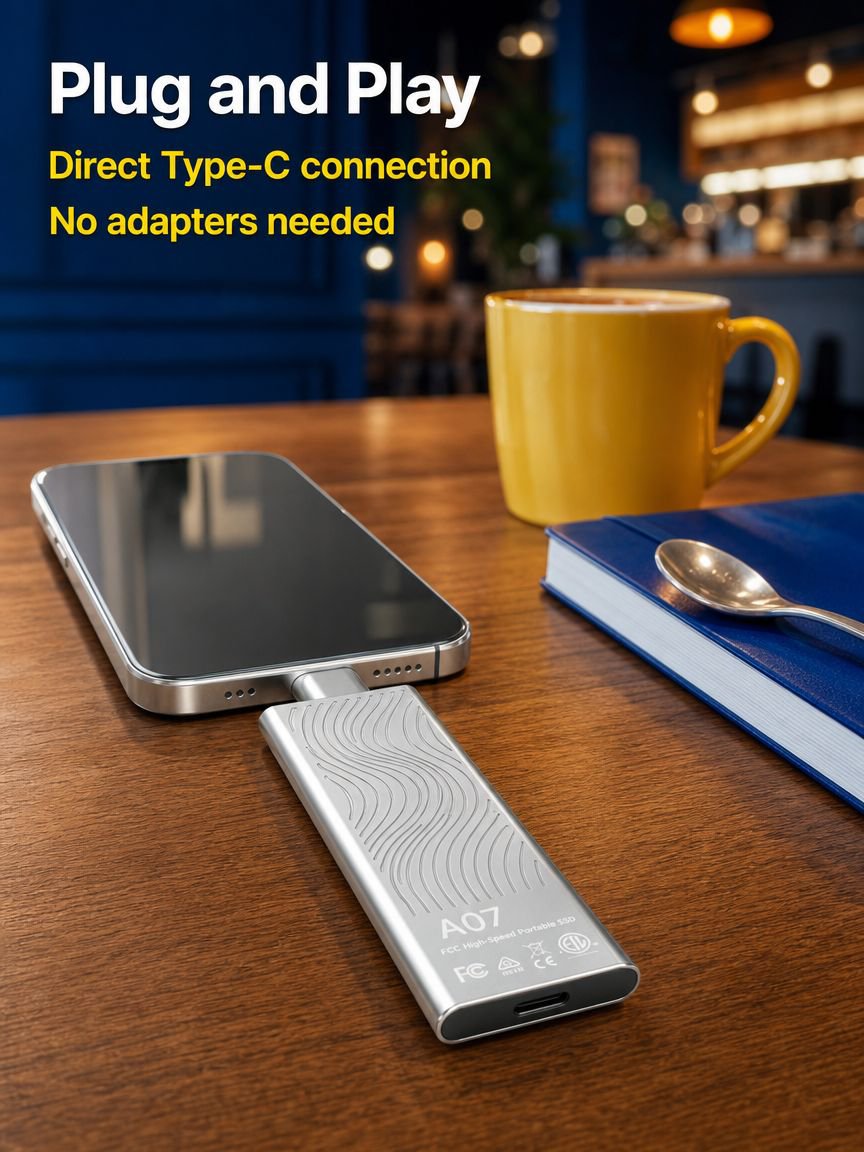 High-capacity SSD for backup and storage