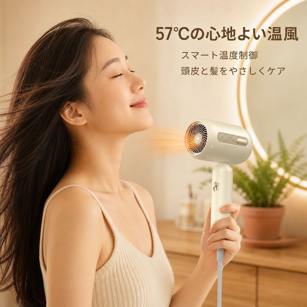 静音大風量ヘアドライヤー