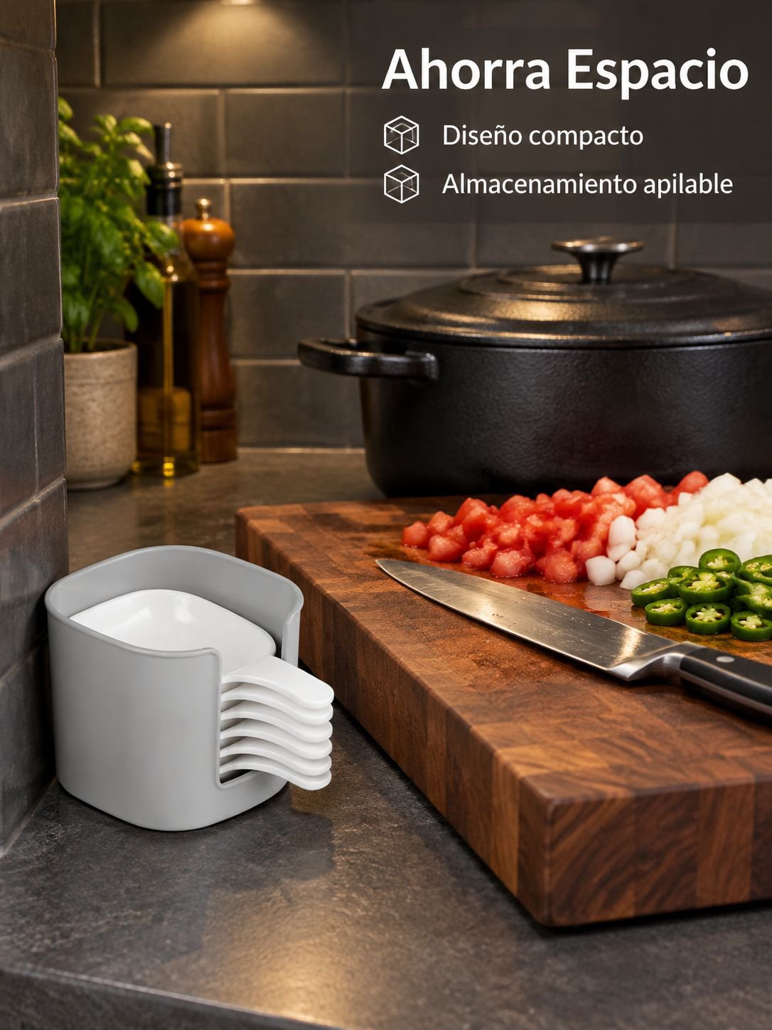 Set de platillos para especias