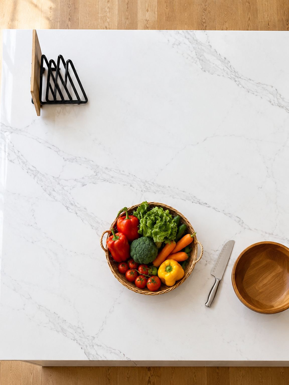 Multi-Functional Cutting Board Organizer Rack