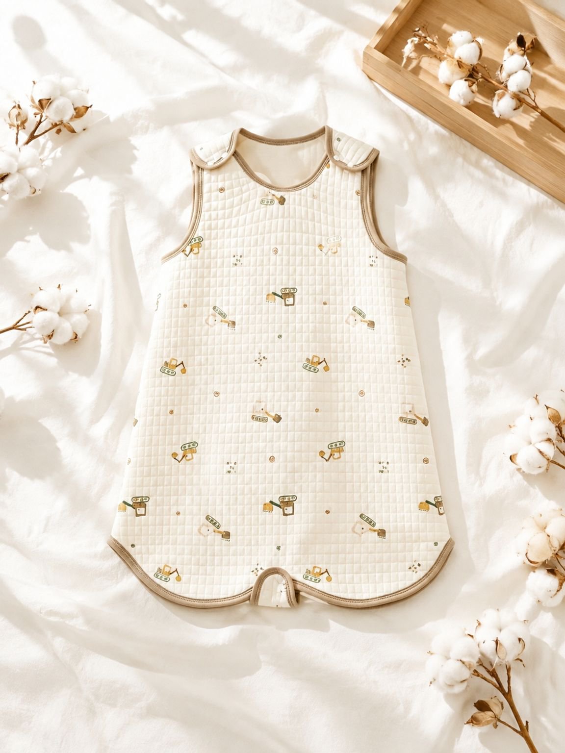 Saco de dormir para bebé tipo chaleco anti-patada para todas las estaciones