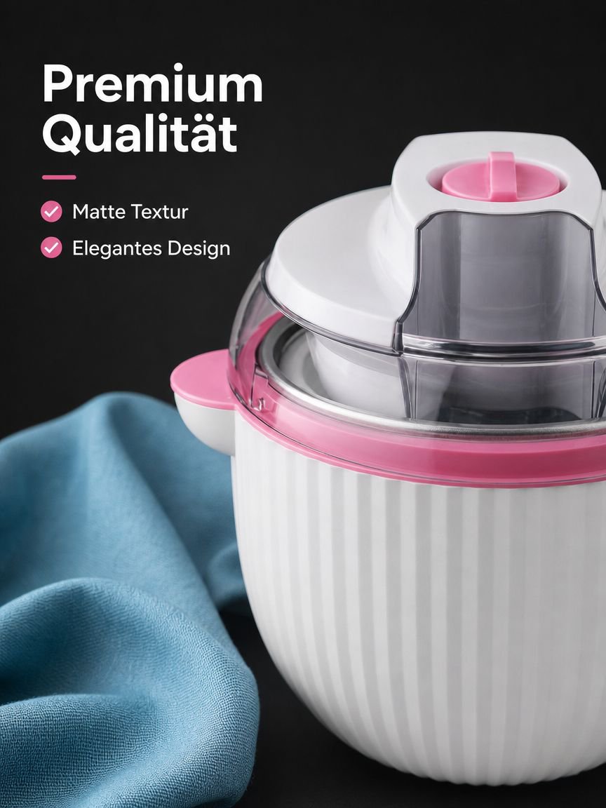 Eismaschine mit energieeffizienter Technologie für den Hausgebrauch