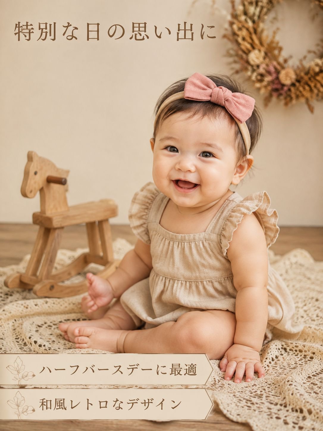 リネンリボンヘアタイ