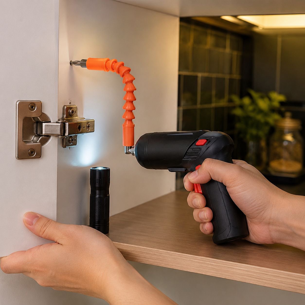 Portable Multifunctional Household Lithium Electric Drill Tool Set