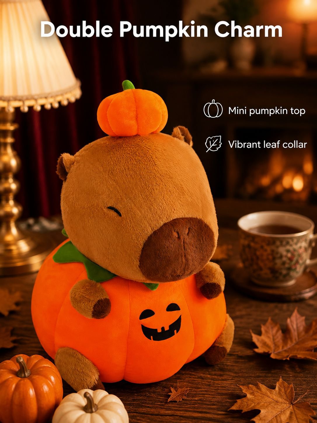 JMY - Pumpkin Capybara Plush Toy