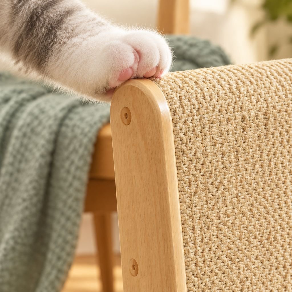 床置きで使いやすい猫用自立型爪とぎ