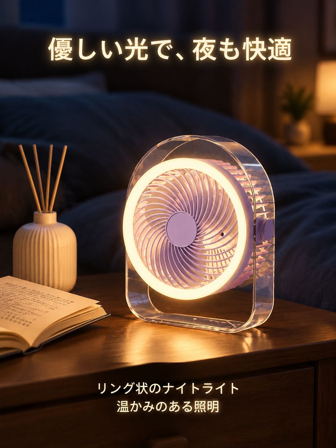 スマート冷却アイス風卓上ファン