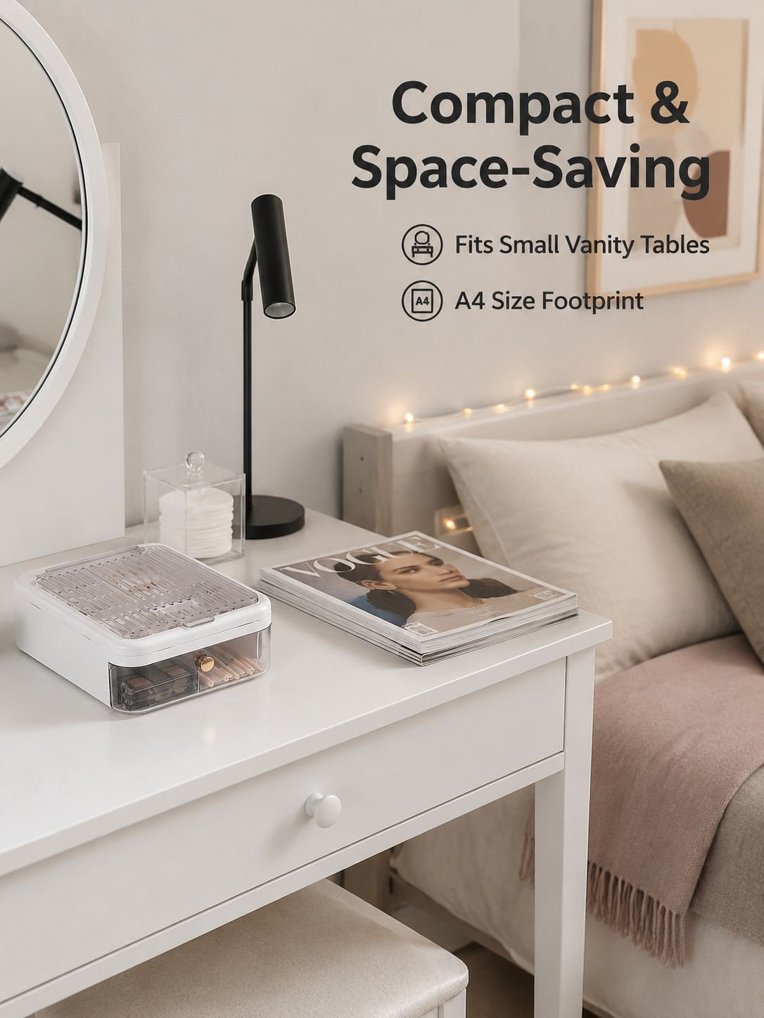 Multi-compartment jewelry storage box