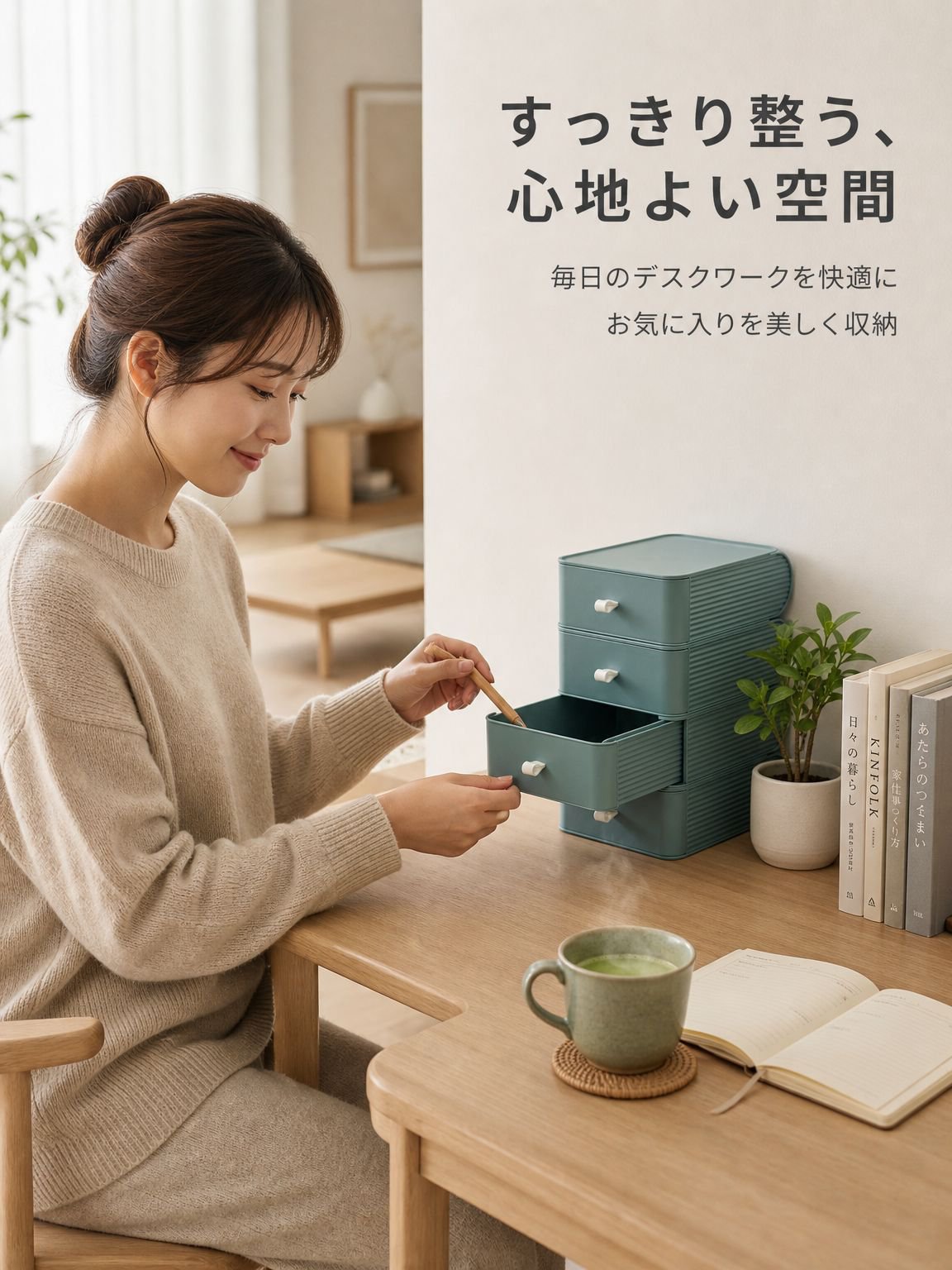 デスクトップ収納器